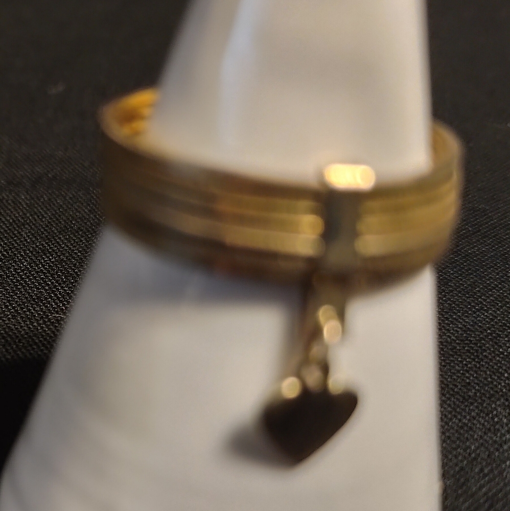 Gold Plated Ring with Heart